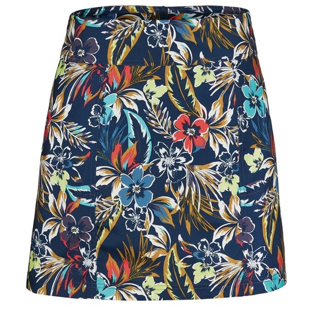 Royal Robbins Discovery III Printed Skort Womens Plus 20 Navy Palisades UPF NWT